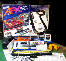 Aurora AFX HO slot car 2708 Data Race Championship with Sound Tower Complete