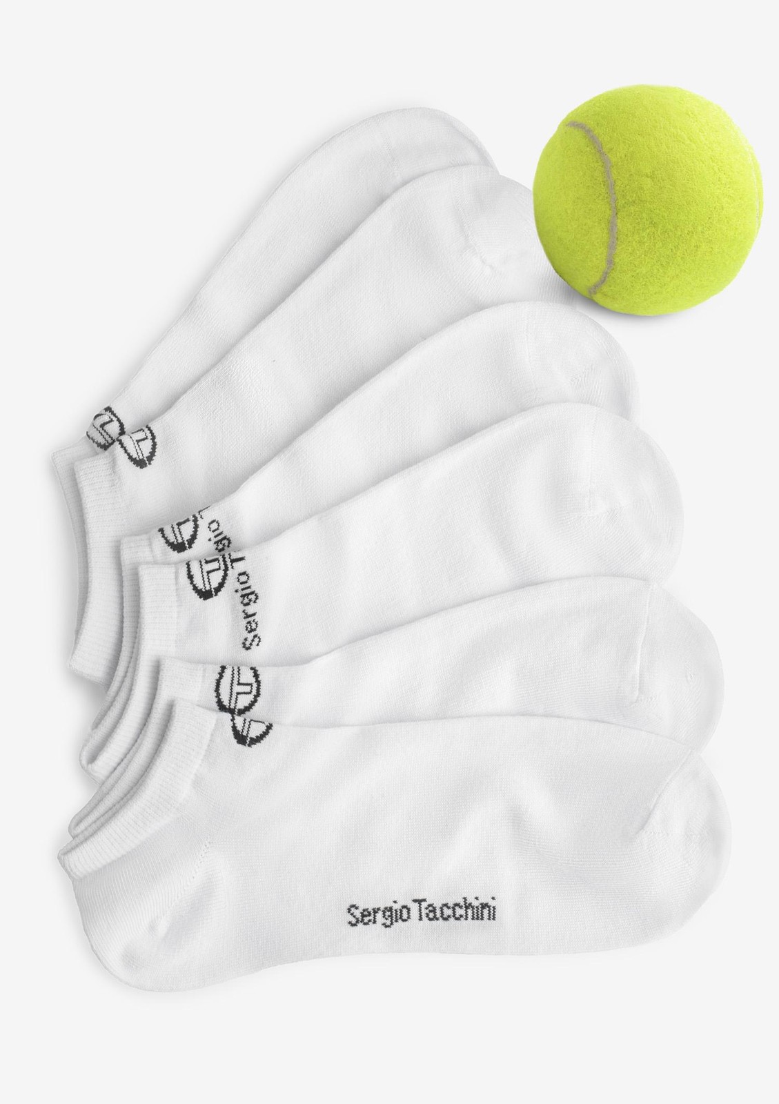 Stopki sportowe 3pak baweniane biae 1001 Sergio Tacchini Sergio Tacchini 3690₽