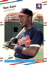 1988 Fleer Glossy Ron Gant #538