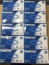 Ambitex N5201 Series Powder Free Blue Nitrile Gloves Large Case/1000  (NLG5201)