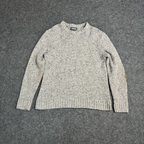 Bonobos Sweater Men's Size M Merino Wool Alpaca Blend Gray Crewneck Lightweight