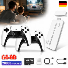 Retro Gaming 20.000+ Spiele TV Spiel Stick Kabellose Controller 2 Spieler Plug