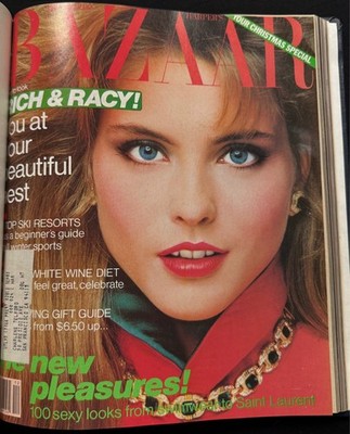 Harpers Bazaar Magazines 1982- July- Dec.   | Bound Hardcover Edition |