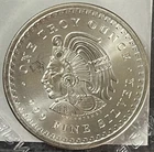 Aztec Mayan Calendar Cuauhtemoc Collectible 1 OZT .999 Fine Silver Round
