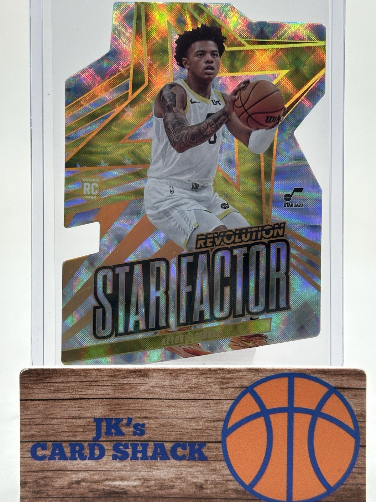 2023-24 Panini Revolution Keyonte George Star Factor RC #19 Utah Jazz