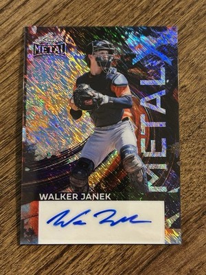 2026 Leaf Metal Baseball Metal X Walker Janek Platinum Shimmer #MX-WJ1 1/1
