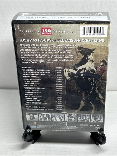 NEW! Western TV Treasures (DVD) 150 Episodes / Roy Rogers, Jim Bowie, Kit Carson - Picture 2 of 2