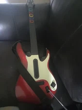 Guitar Hero Band Hero 5 Wireless Guitar Controller for PS3 PS2 *NO DONGLE TESTED