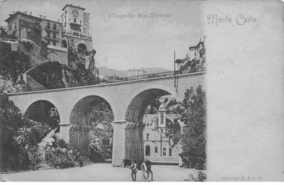 MONACO #23049 MONTE CARLO CHAPELLE STE DEVOTEE