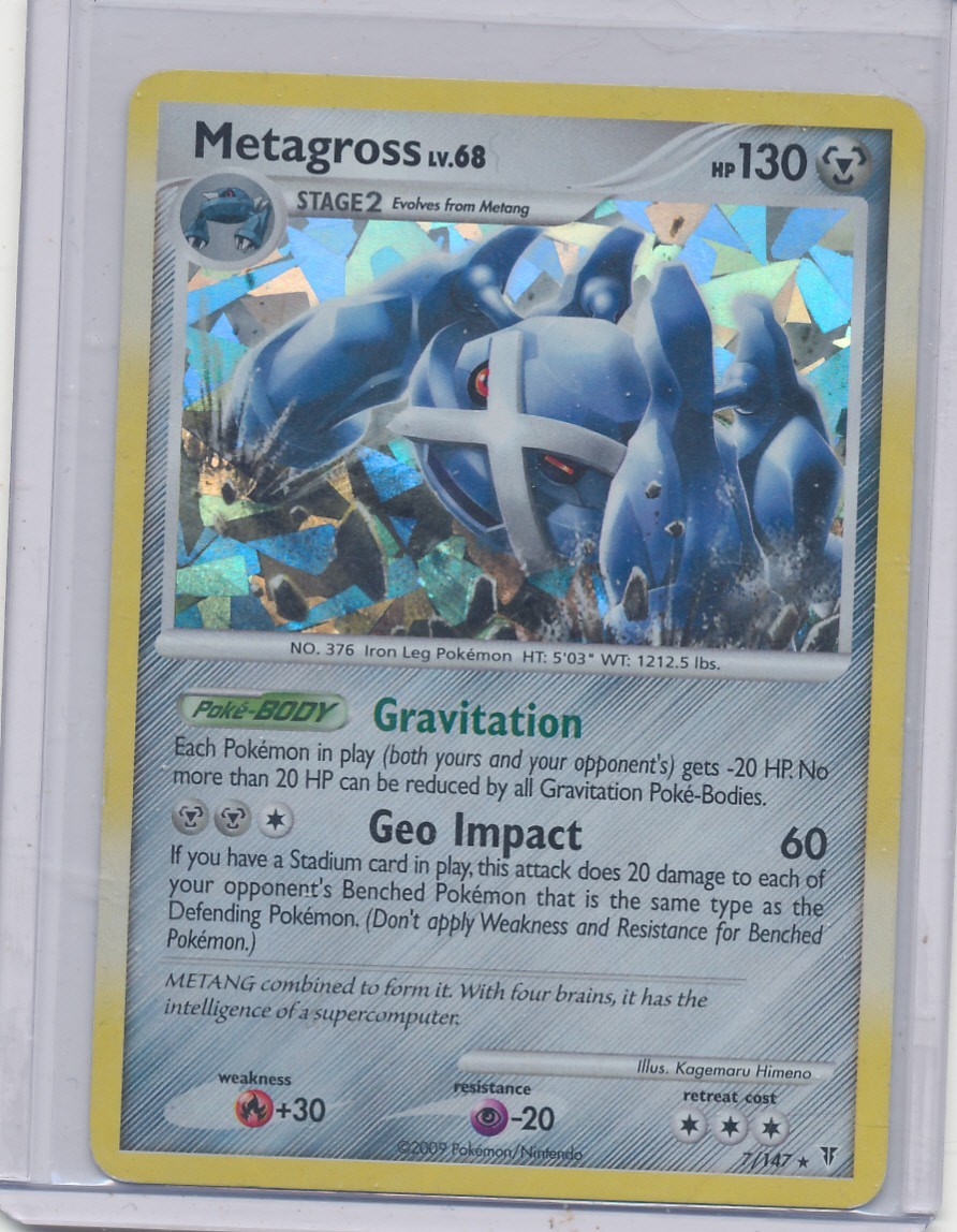 Pokémon Metagross Supreme Victors 7/147 Holo Rare MP