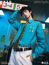 Jujutsu Kaisen Co-Branded Nanami Kento Embroidery Leisure Lapel Shirt Tops Gifts