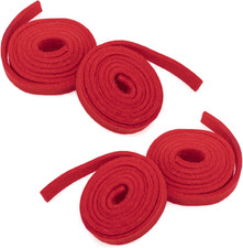 4Pcs Piano Tuning Wool Felt Temperament Strip Professional Tuner Tool - Red