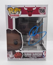 DeMar DeRozan AUTOGRAPH Signed Chicago Bulls NBA 156 Funko Pop Vinyl Figure ACOA