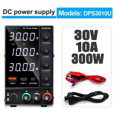 Adjustable DC Power Supply 30V 5A 10A 60V 120V 3A LaboratoryBench Power Source