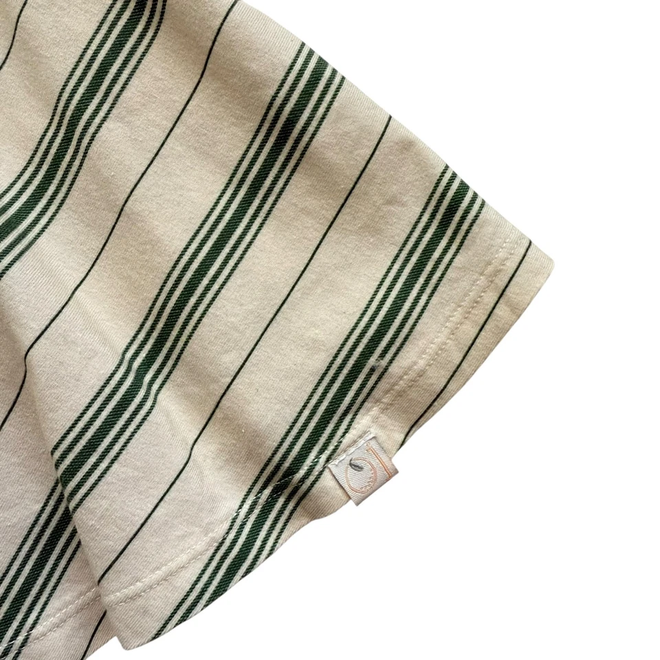 Vestido Omi Jo by Well Dressed Wolf Verde Rayas Cuello Giratorio Talla 6 Foto 2 de 4