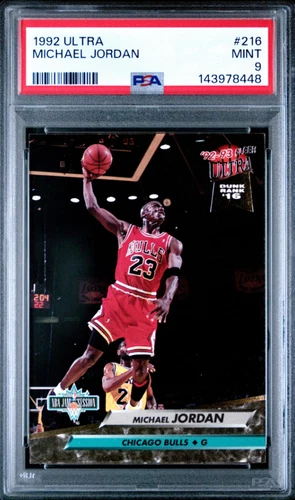 1992-93 Fleer Ultra - Michael Jordan #216 PSA 9 Mint NEW CASE HOT CARD!