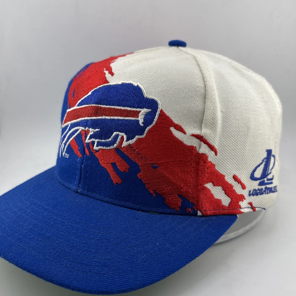 Vintage Buffalo Bills Splash Logo Athletic Pro Line Authentic Snapback Hat - Image 2 of 4