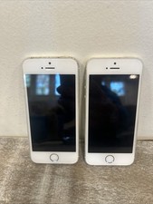 Apple iPhone 5S 16GB WHITE A1453 LOCKED AT T TWO PHONE LOT