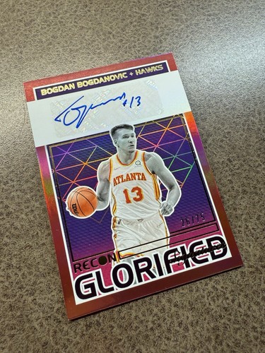 2021-22 Panini Recon - Glorified Signatures - Bogdan Bogdanovic - Autograph /75 - Picture 2 of 3