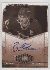 2004-05 Upper Deck Legendary Signatures Signatures Brian Sutter #BR Auto 6sq