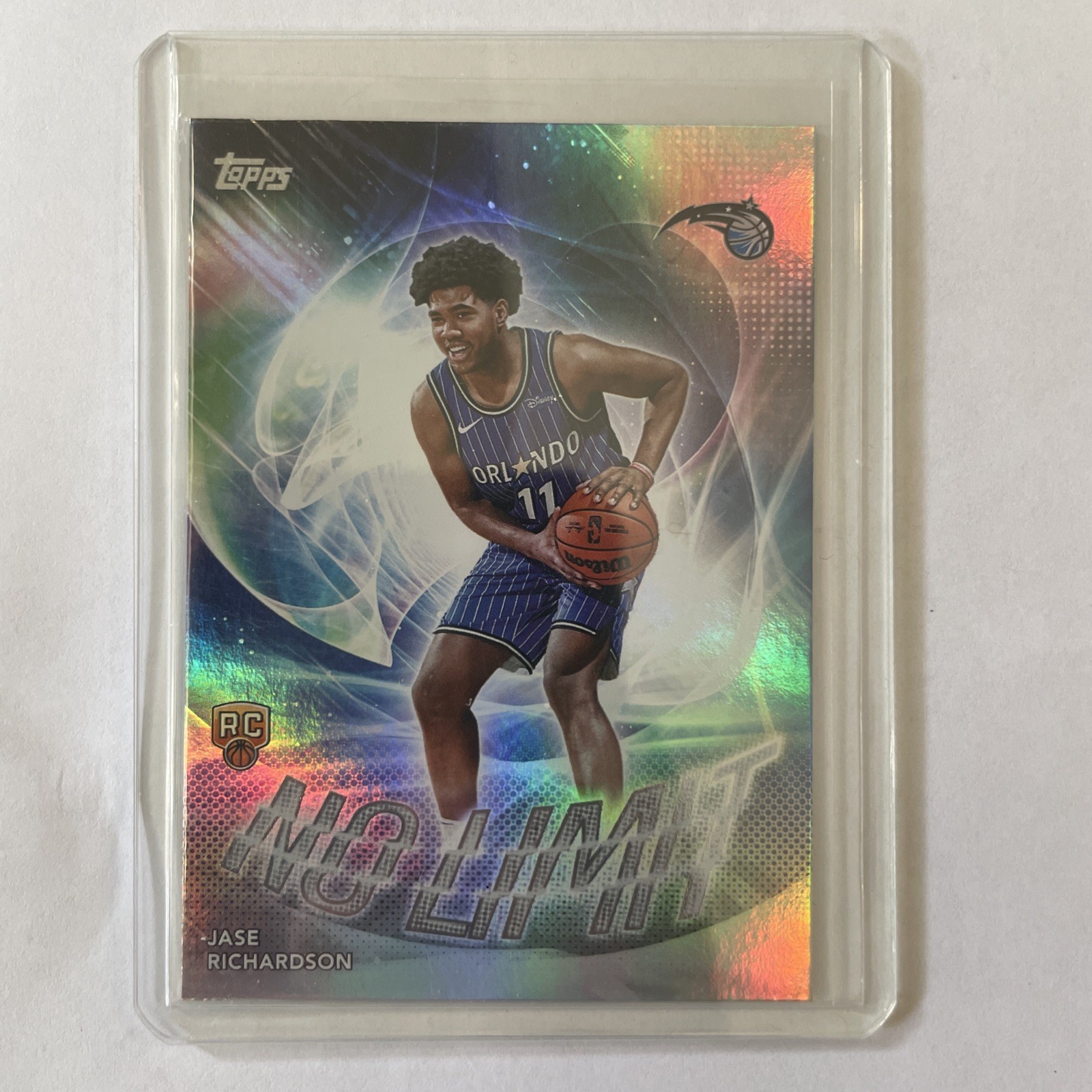 2025-26 Topps Basketball #NL-25 Jase Richardson No Limit Rainbow Foil Rookie