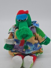 RARE TAG ERROR Mattel Disney Philly Phanatic Plush Hawaiian Bean Bag 1990 VTG 