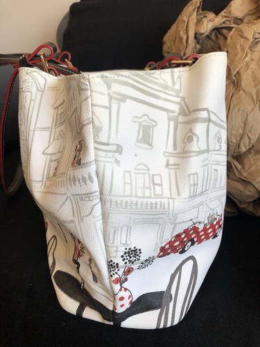 Dooney & Bourke Disney Minnie And Mickey Cafe Tote - Picture 11 of 12