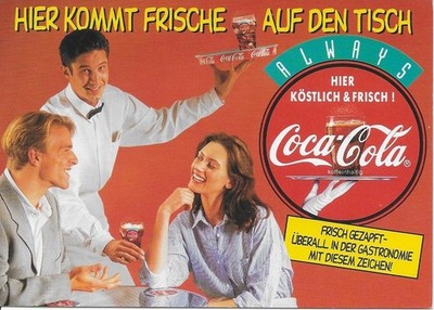 Coca Cola Werbepostkarten gemischt (4)