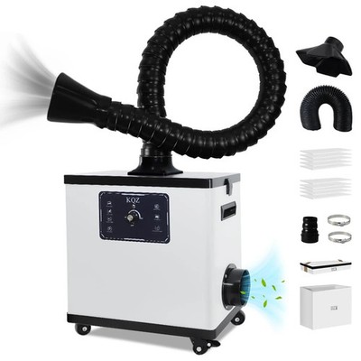 KQZ 210W Fume Extractor Soldering Welding Laser Engraving Smoke Purifier