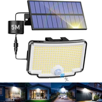 Solarlampen FüR AußEn Mit Bewegungsmelder, 318 Led 3 Modi Solar Aussenleu