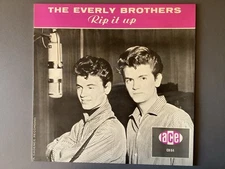 Everly Brothers Rip It Up LP - 1983 Ace Records - Mono - Made In London -EX