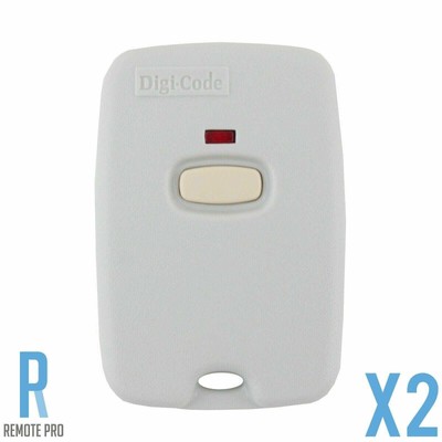 2 x Digi-Code DC5040 1 Button Genuine/Original Remote Control
