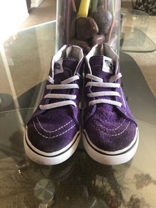 purple girls vans