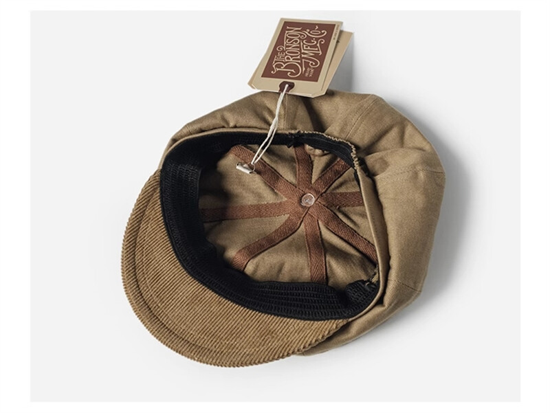 Bronson Motorcycle Biker Caps 1950s Style Mens Dome Newsboy