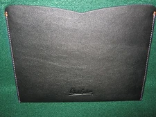 iPad Sleeve "ROBERT GRAHAM" (NIB)  "Leather" Black- 9.7" Device