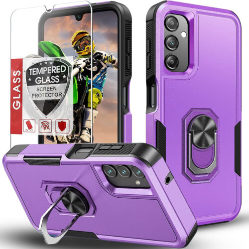Custodia telefono + vetro temperato per Samsung Galaxy S25 Ultra S24 S23 FE Plus - Foto 36 di 62