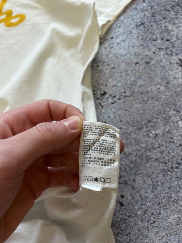 Evisu T Shirt White Logo Lightning Japanese Osaka Mens M-L - Picture 11 of 12