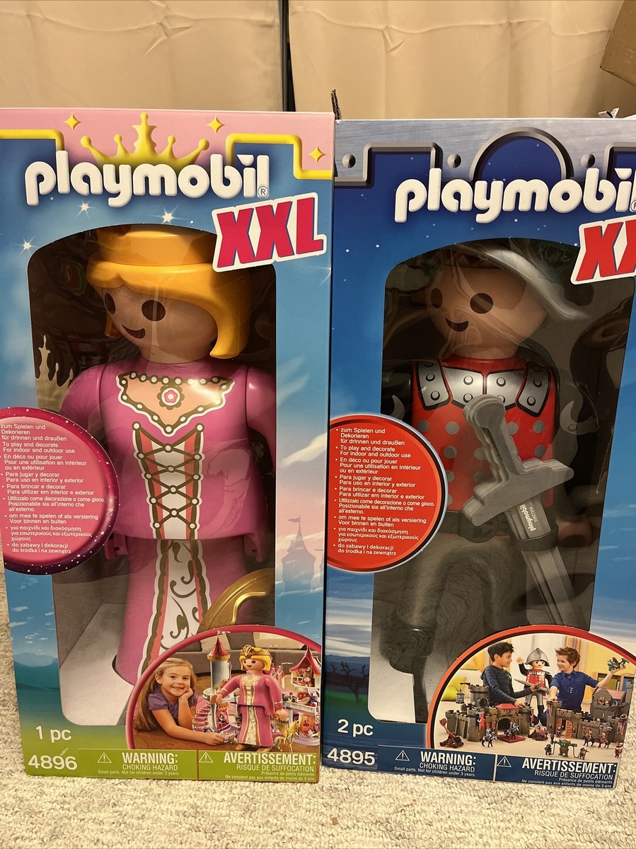 Playmobil XXL figure PRINCESS 4896 KNIGHT 4895 New Sealed