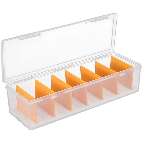 Card Organizer Box With Dividers Playing Card Case Trading Card Organizer