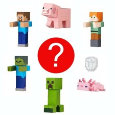 Bandai Minecraft Alex Steve Axolotl Mini Figure 1 Random Japanese Capsule Toy