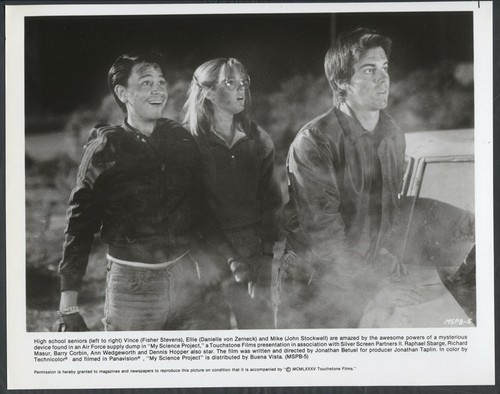 My Science Project ’85 FISHER STEVENS DANIELLE VON ZERNECK JOHN STOCKWELL
