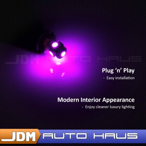 Kit de 8 unidades de paquete de luz LED interior púrpura ajuste 2004-2015 Subaru Impreza WRX STi - Imagen 3 de 8