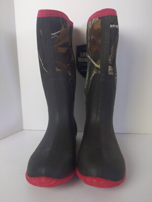 HISEA Waterproof Neoprene Rubber Muck Mud Hunting Rain Gardening Women Boot 10