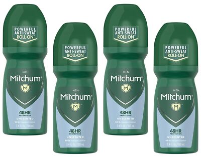 Mitchum Antiperspirant Deodorant For Men 34 Fl Oz Pack Of 4 Advanced Formula