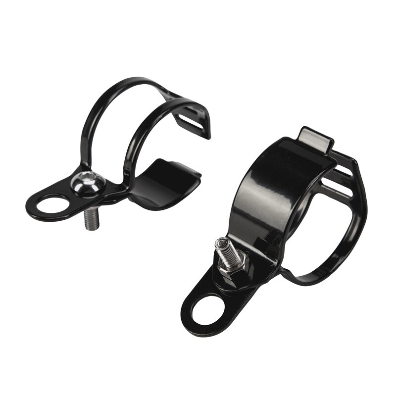 ANGGREK Motorrad Blinker Halterung - 2er Set Für 30-45mm Gabeln In Silber