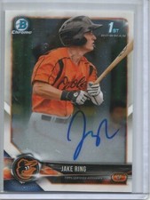 Jake Ring 2018 Bowman Chrome Autograph Rookie