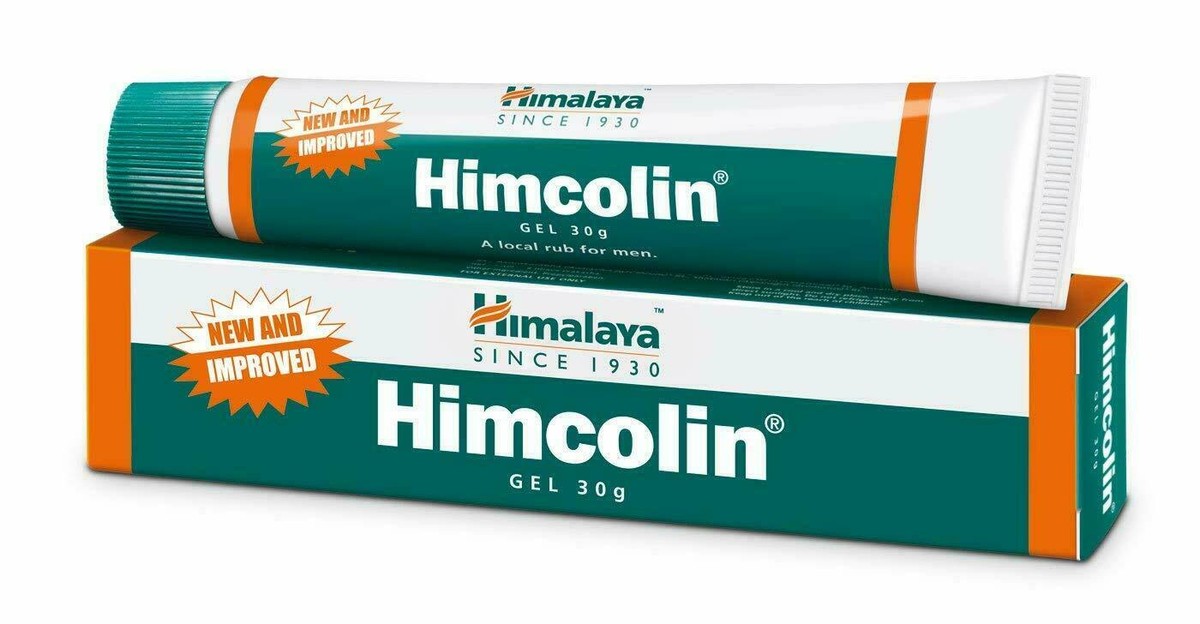 HIMCOLIN GEL 3 pack Exp.2027 USA Official HERBALS MEN'S HEALTHS 90