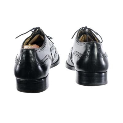Hickey Freeman Size 11 D Black Wing Tip Shoes LKNW HICKEY FREEMAN Wingtip Oxford Dress Sz.10.5 EEE  main image 4