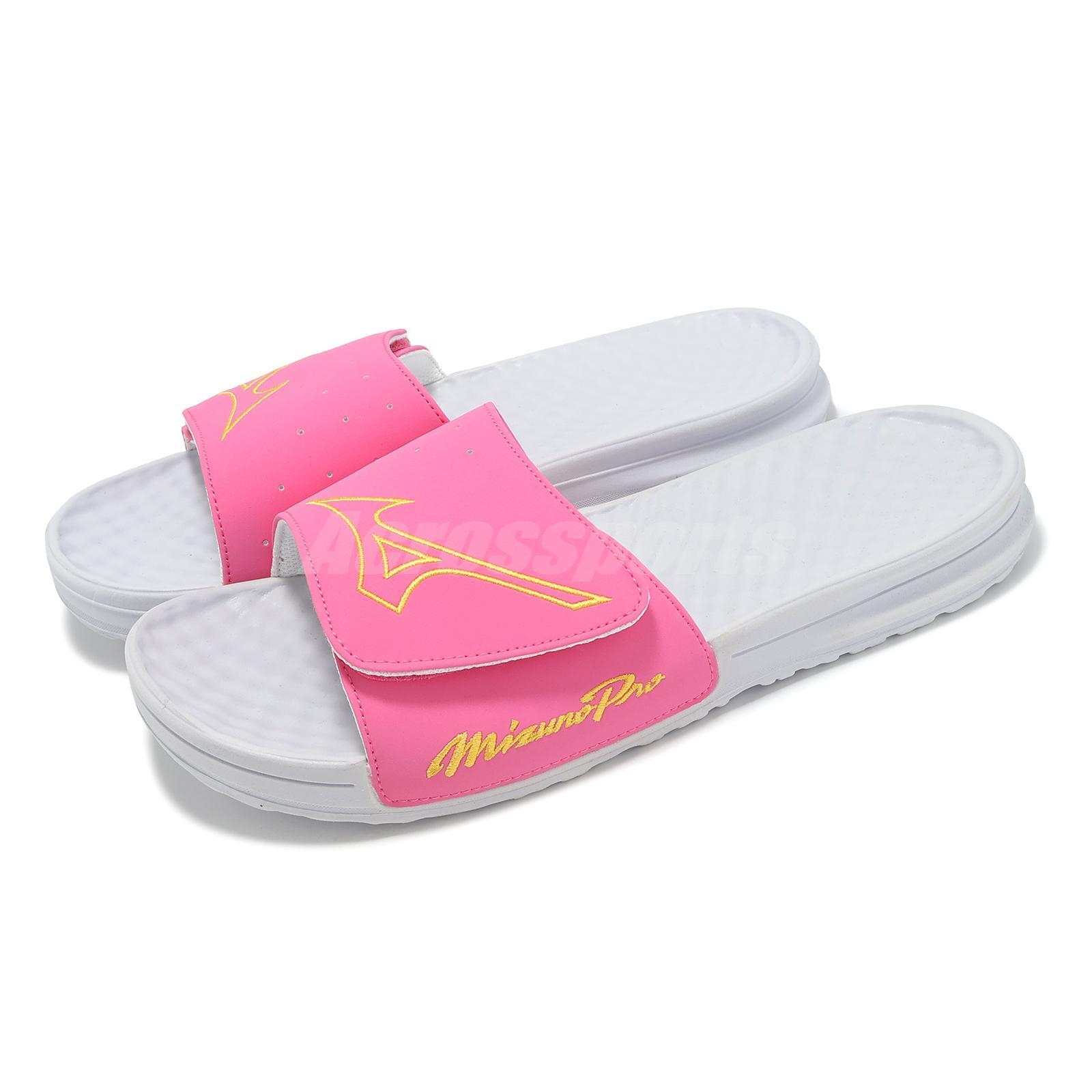 Мужские сандалии-слипоны Mizuno MP Slide2 розовые белые для повседневного образа жизни 11GJ2200-64 11190₽