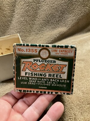 Moulinet De Lancer Vintage Pflueger Rocket N°1355 – Pour Pêche En Mer